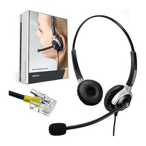 GEQUDIO Headset 2-Ohr für Unify mit Kabel