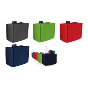 magnetoplan Stiftehalter magnetoTray SMALL blau Filz 6,0 x 6,0 x 10,0 cm