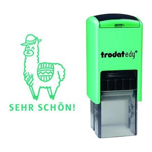 trodat edy® Motivstempel Lama 2,0 x 2,0 cm, 1 St.