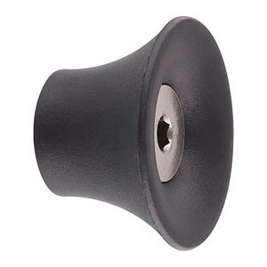 WAGNER® design yourself Garderobenhaken TULIP GH 0301 mit 1 Haken schwarz, 1 St.
