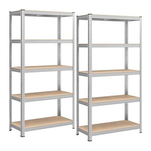 SONGMICS Schwerlastregal GLR040E02 silber 90,0 x 40,0 x 180,0 cm
