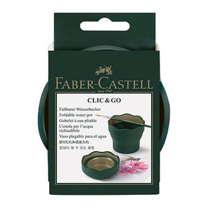 FABER-CASTELL Wasserbecher Clic&Go Art & Graphic
