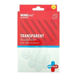 WUNDmed® Pflaster Transparent 03-008 weiß, 50 St.