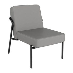 medso powered by PAPERFLOW Sessel MEDSO S grau schwarz Kunstleder 58,0 x 74,3 x 38,0 cm, 1 St.