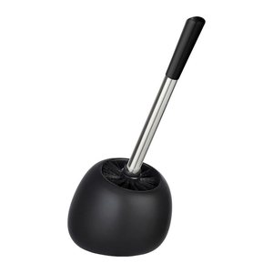 WENKO WC-Garnitur Polaris schwarz matt Stein, 1 St.