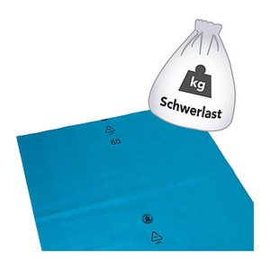 DEISS Schwerlastsäcke STANDARD® Typ 100 240,0 l blau, 100 St.