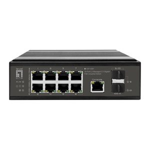 LevelOne Industr.PoE+Switch 8x2.5G PoE/2x1G/10G SFP+Uplinks