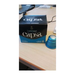 Dallmayr Capsa LUNGO AZZURRO Kaffeekapseln, Arabica- und Robustabohnen 10 St.