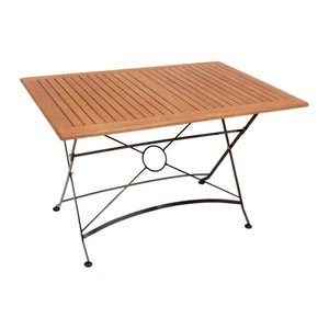 Garden Pleasure Gartentisch Wien braun rechteckig 120,0 x 80,0 x 74,0 cm