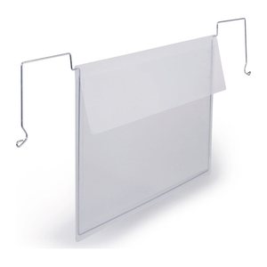 DURABLE Drahtbügeltaschen transparent A5, 50 St.