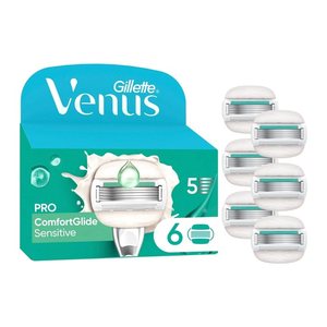 Gillette Venus Pro ComfortGlide Sensitive Rasierklingen 6 St.