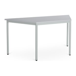 Mehrzwecktisch Trapez – Gestell in Lichtgrau (1600 x 800 x 750 mm)