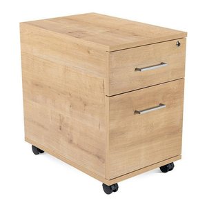rocada Mobiler Rollcontainer eiche 2 Auszüge 40,0 x 60,0 x 58,0 cm