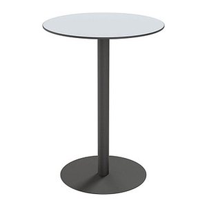 meet powered by PAPERFLOW CROSS Stehtisch rund HPL-Platte grau 80,0 x 80,0 x 110,0 cm, 1 St.