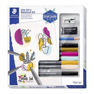 STAEDTLER "Design Journey" LineArt & Botanical Set 10-teilig retail