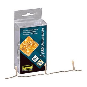 Idena 10er LED Lichterkette transparent 1,0 m, 1 St.