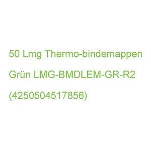 LMG Thermo-Bindemappen dunkelgrün Leinenkarton für 15 - 20 Blatt, 50 St.