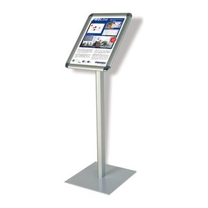 FRANKEN Infoständer silber DIN A4 28,0 x 28,0 x 80,0 cm, 1 St.