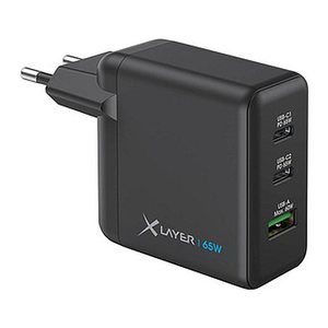 XLAYER Powercharger 65W Ladeadapter schwarz, 65 Watt