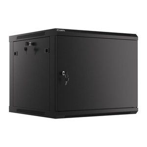LANBERG 19" 9U 600x600 Wandgehäuse Metalltür (FlatPack) sw