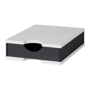 styro Schubladenbox uno  schwarz 268-0101.9895S, DIN A4 mit 1 Schublade, 1 St.
