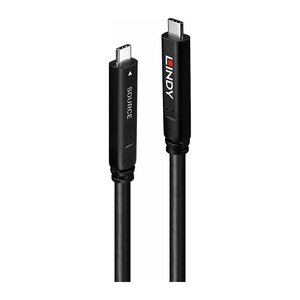 LINDY USB 3.2 Gen 2 & DP 1.4 Typ C Hybridkabel 15m