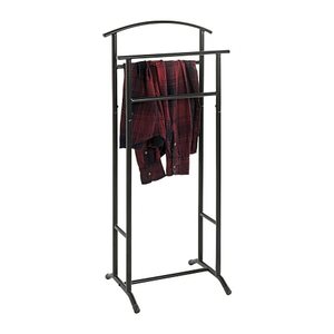 HAKU Möbel Herrendiener 55503 schwarz Metall 48,0 x 107,0 cm, 1 St.