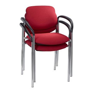 Nowy Styl Besucherstühle Styl bordeaux Stoff, 2 St.