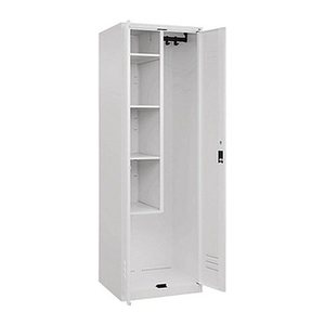 CP Putzmittelschrank Classic Plus 080100-00 S10012 verkehrsweiß 4 Fachböden 60,0 x 50,0 x 185,0 cm, aufgebaut, 1 St.