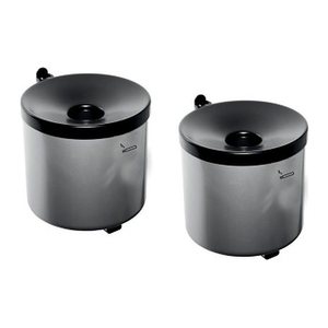 TKG Rondo senior Wandaschenbecher silber, 2 St.
