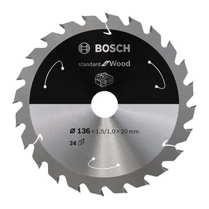 BOSCH PRO Wood Kreissägeblatt 136,0 mm, 24 Zähne, 1 St.