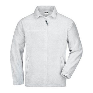 James & Nicholson® Herren Fleecejacke "JN044" weiß Größe 2XL