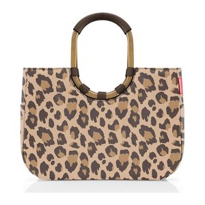 reisenthel® Einkaufskorb loopshopper L frame LEO MACCHIATO Kunstfaser leo macchiato