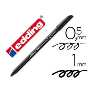 edding 1200 Filzstifte schwarz, 10 St.