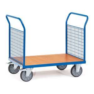 fetra Paketwagen Doppel-Stirnwandwagen 1523 blau 80,9 x 138,0 x 99,0 cm