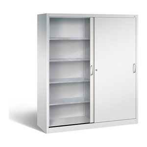 CP Stahlschrank 2159-00 S10096 lichtgrau 4 Fachböden 160,0 x 50,0 x 195,0 cm, aufgebaut, 1 St.
