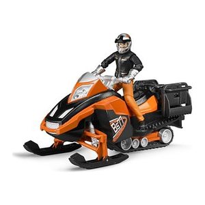 bruder Snowmobil mit Fahrer 63101 Spielzeugauto
