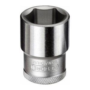 GEDORE 1/2 Zoll 6-kant Steckschlüsseleinsatz Größe: 23,0 mm