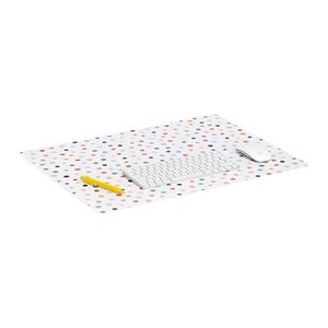 Zeller Schreibtischunterlage Dots bunt Kunststoff 60,0 x 45,0 cm, 1 St.