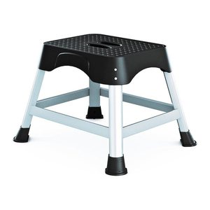 ZARGES Tritthocker Workstand P silber 1 Stufe, H: 40,0 cm