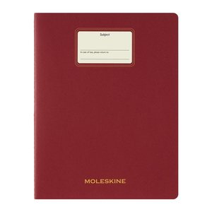 MOLESKINE Notizbuch Student Cahier XXL ca. DIN A4 quer blanko, rot Hardcover 120 Seiten, 1 St.