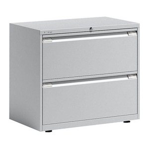 BISLEY Essentials Hängeregistraturschrank lichtgrau 2 Schubladen 80,0 x 47,0 x 69,3 cm, 1 St.