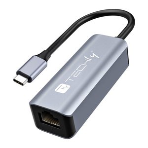 Techly USB 3.1 Typ C auf RJ45 Adapter