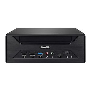 Shuttle Barebone slim XH610 SO-DDR4 black