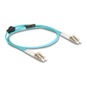 DELOCK LWL Kabel mit Metallarmierung LC Duplex Multimode 3m