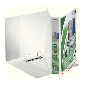 LEITZ Präsentationsringbücher 2-Ringe weiß 5,0 cm DIN A4, 6 St.
