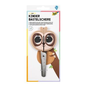 folia Kinderschere SLOTH braun 16,0 cm