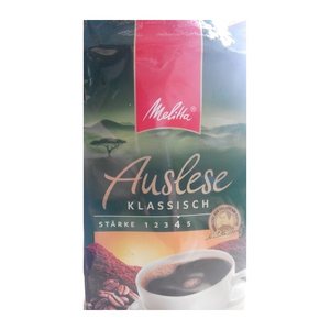 Melitta Auslese KLASSISCH Kaffee, gemahlen, kräftig, 500 g
