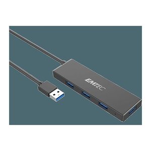 EMTEC USB-Hub T620A Type-A Classic 4-fach schwarz