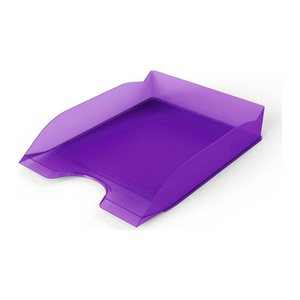 DURABLE Briefablagen Basic A4-C4 stapelbar lila transparent